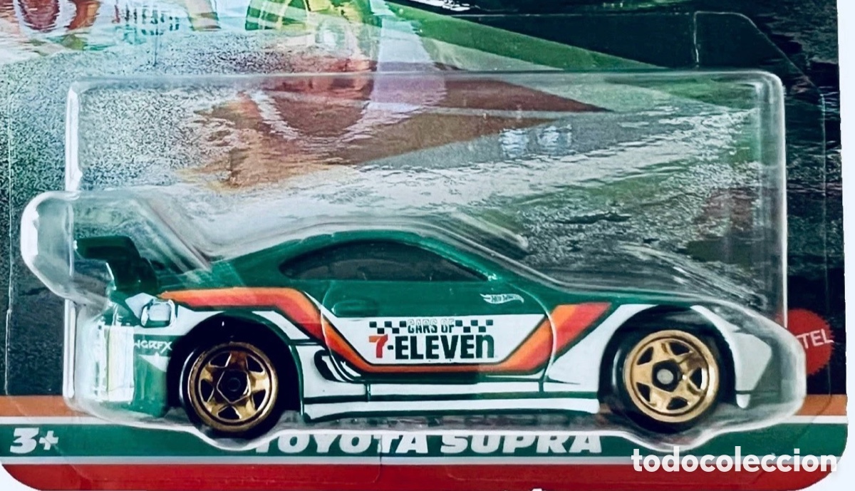 Coches a escala Hot Wheels: Toyota Supra 7-Eleven Hot Wheels 1/64
