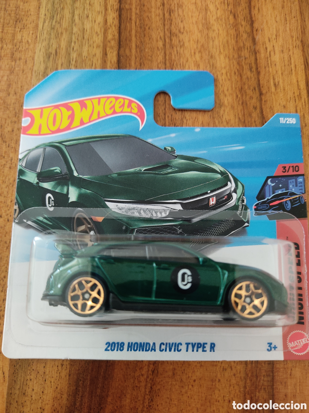 Coches a escala Hot Wheels: HOT WHEELS - 2010 HONDA CIVIC TYPE R - 11/250 - 2&ordm; COLOR 2026