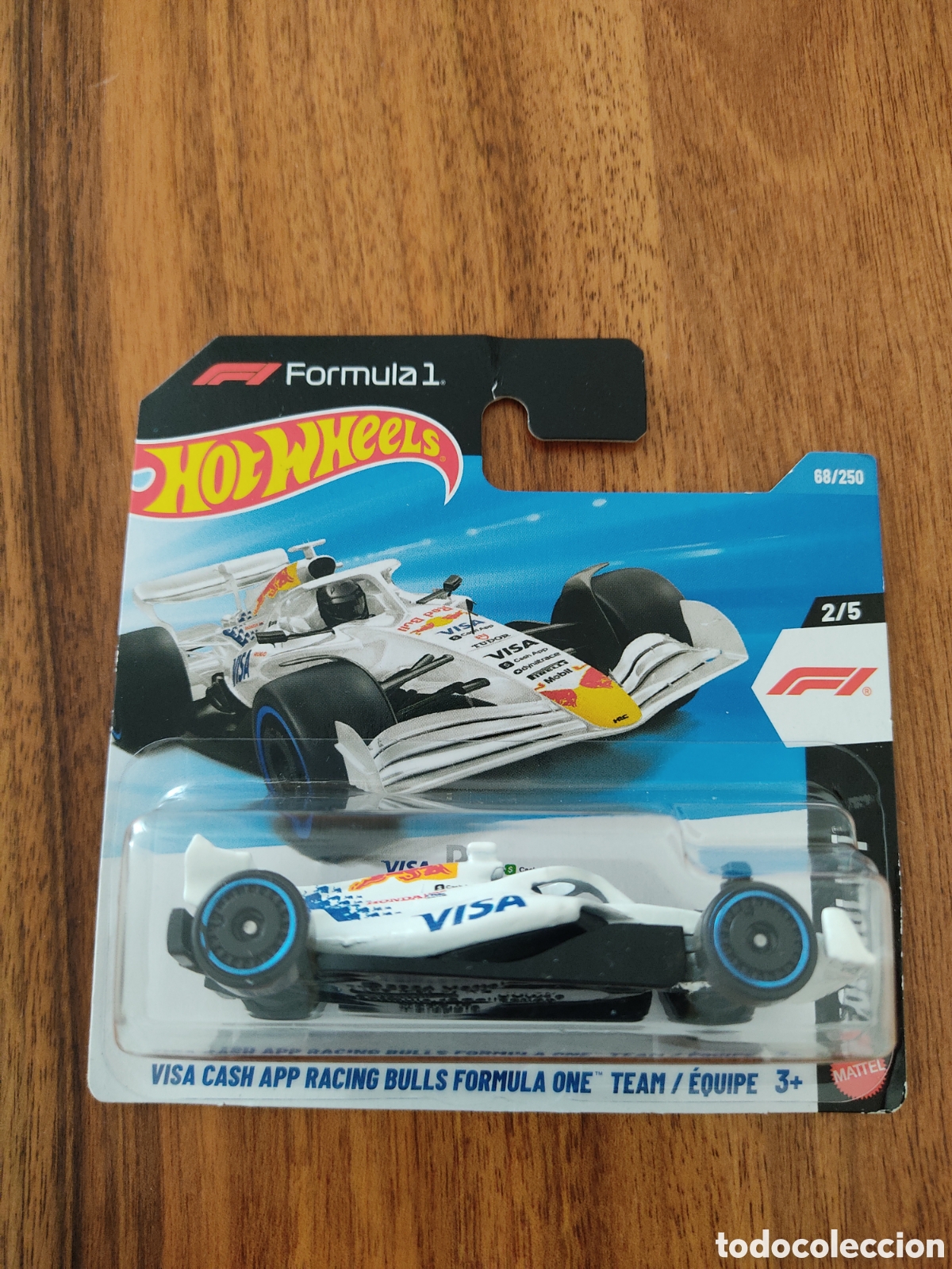Coches a escala Hot Wheels: HOT WHEELS - VISA CASH APP RACING BULLS FORMULA ONE TEAM - 68/250 -2025