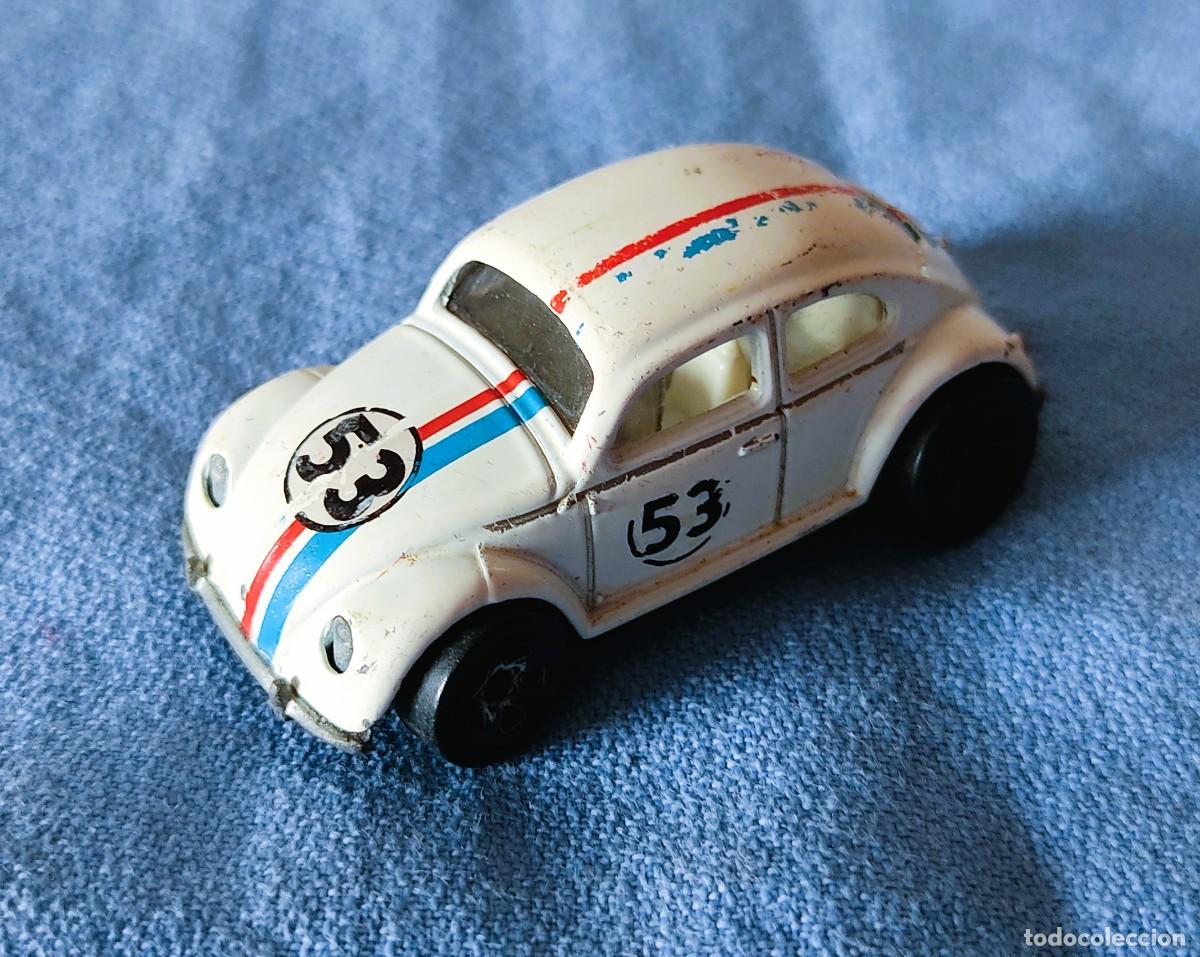 Coches a escala Hot Wheels: VOLKSWAGEN BEETLE HOT WHEELS ESCARABAJO HERBIE DE MATTEL A&Ntilde;O 1988