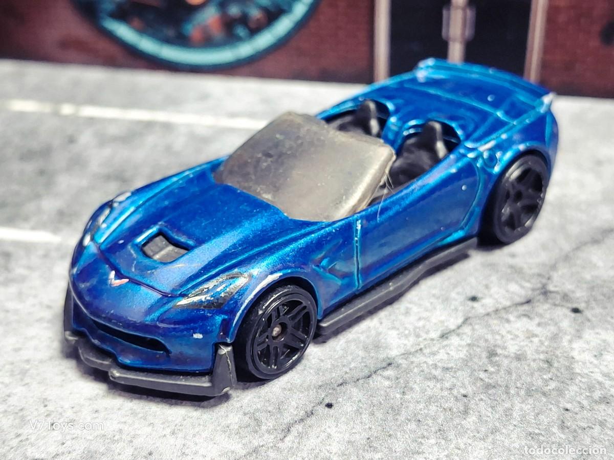 Coches a escala Hot Wheels: Corvette C7 Z06 Convertible Hot Wheels 2018 New Model Factory Fresh Mattel