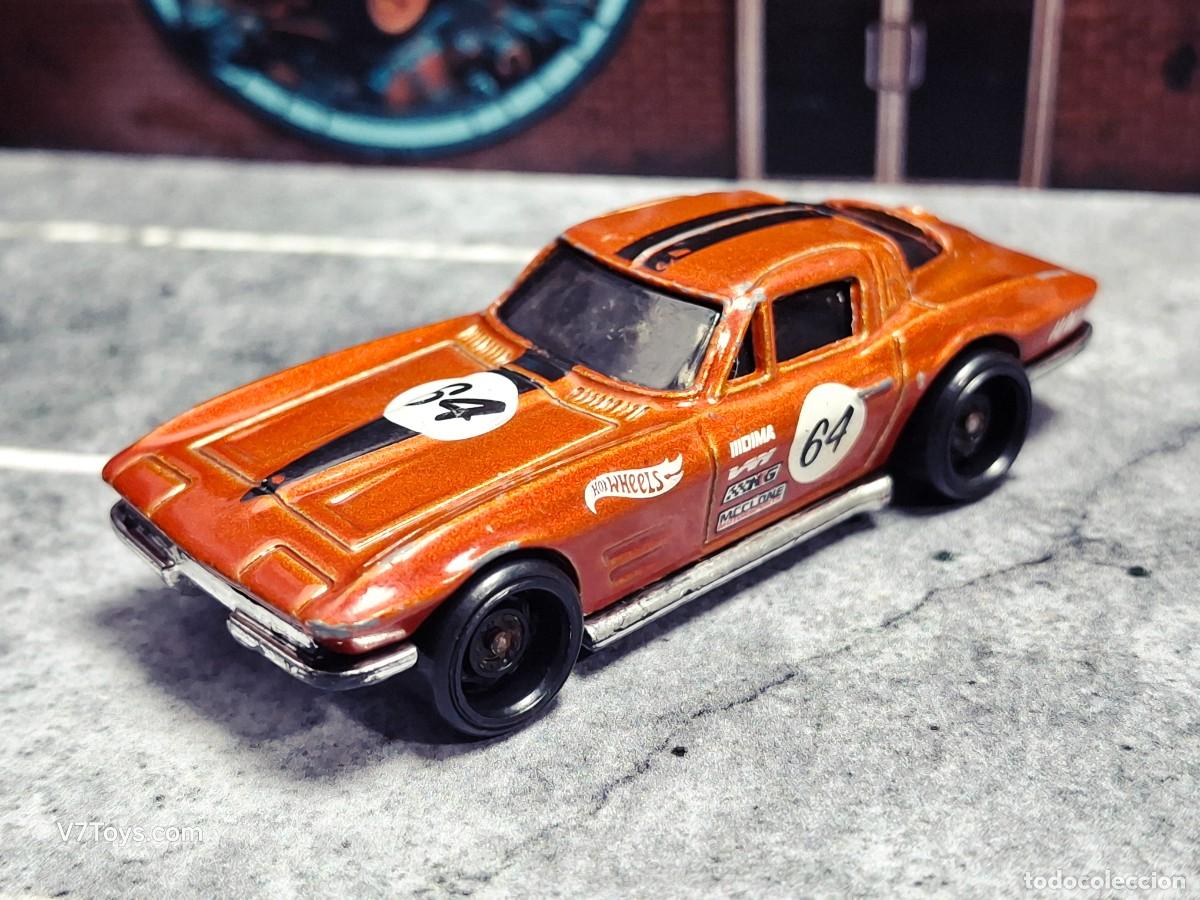 Coches a escala Hot Wheels: Corvette Sting Ray '64 Hot Wheels 2022 Exclusivo Mattel
