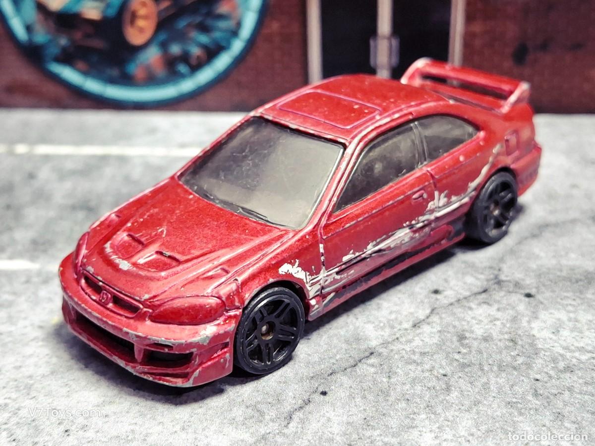 Coches a escala Hot Wheels: Honda Civic Si 2000 Hot Wheels 2014 Police Pursuit Mattel
