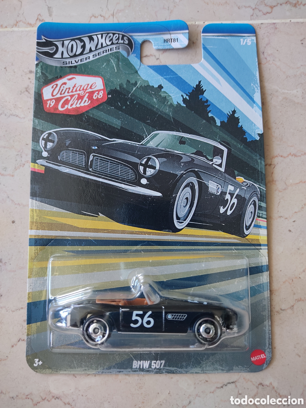 Coches a escala Hot Wheels: HOT WHEELS SILVER SERIES BMW 507 - VINTAGE CLUB 1/5