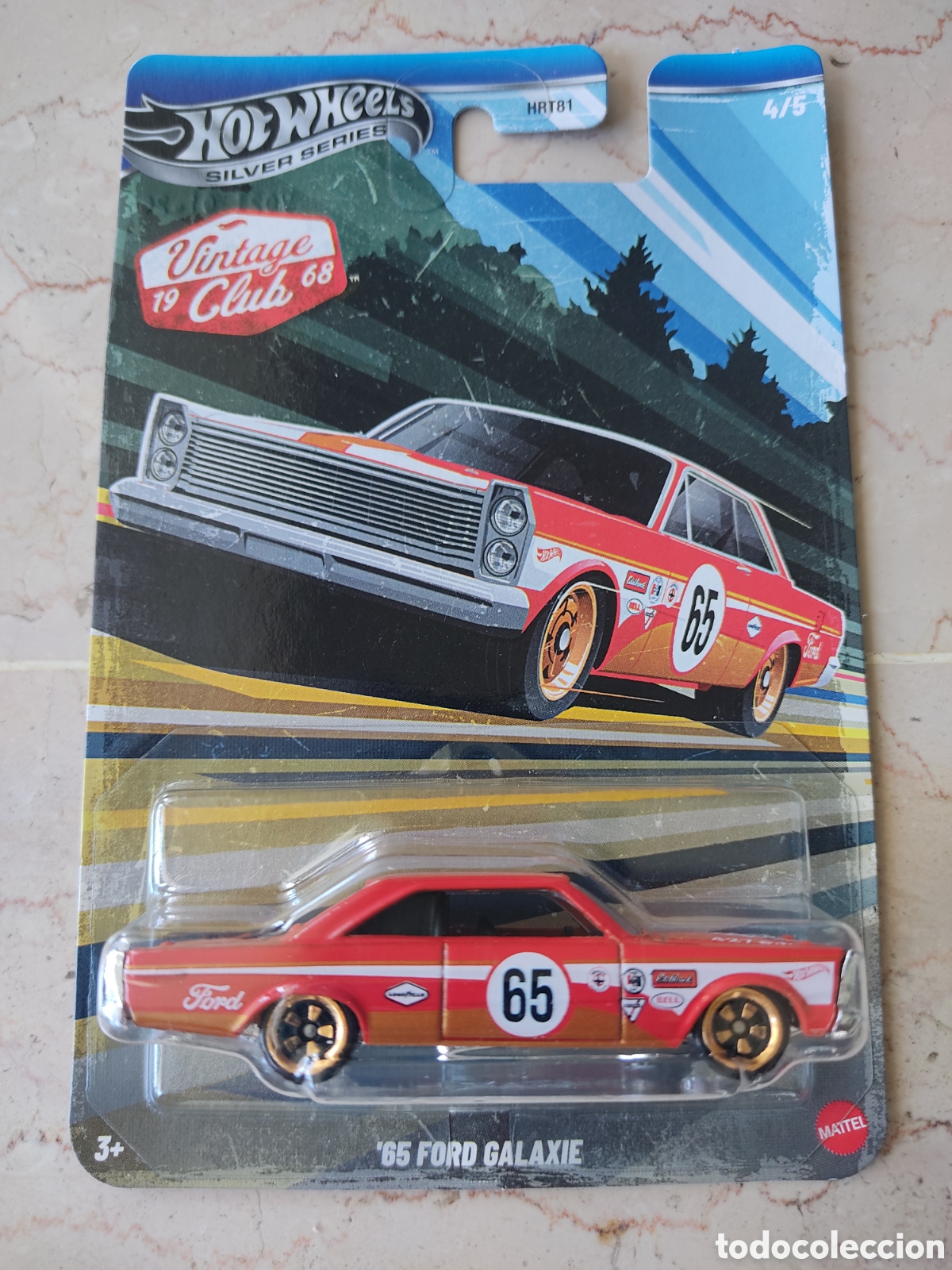 Coches a escala Hot Wheels: HOT WHEELS SILVER SERIES - 65 FORD GALAXIE - VINTAGE CLUB - 4/5