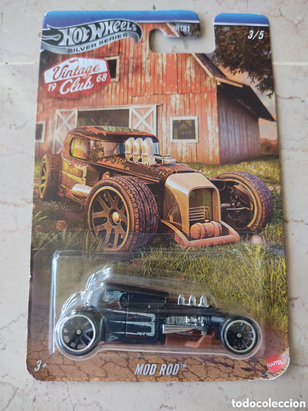 Coches a escala Hot Wheels: HOT WHEELS SILVER SERIES - MOD ROD - VINTAGE CLUB - 3/5