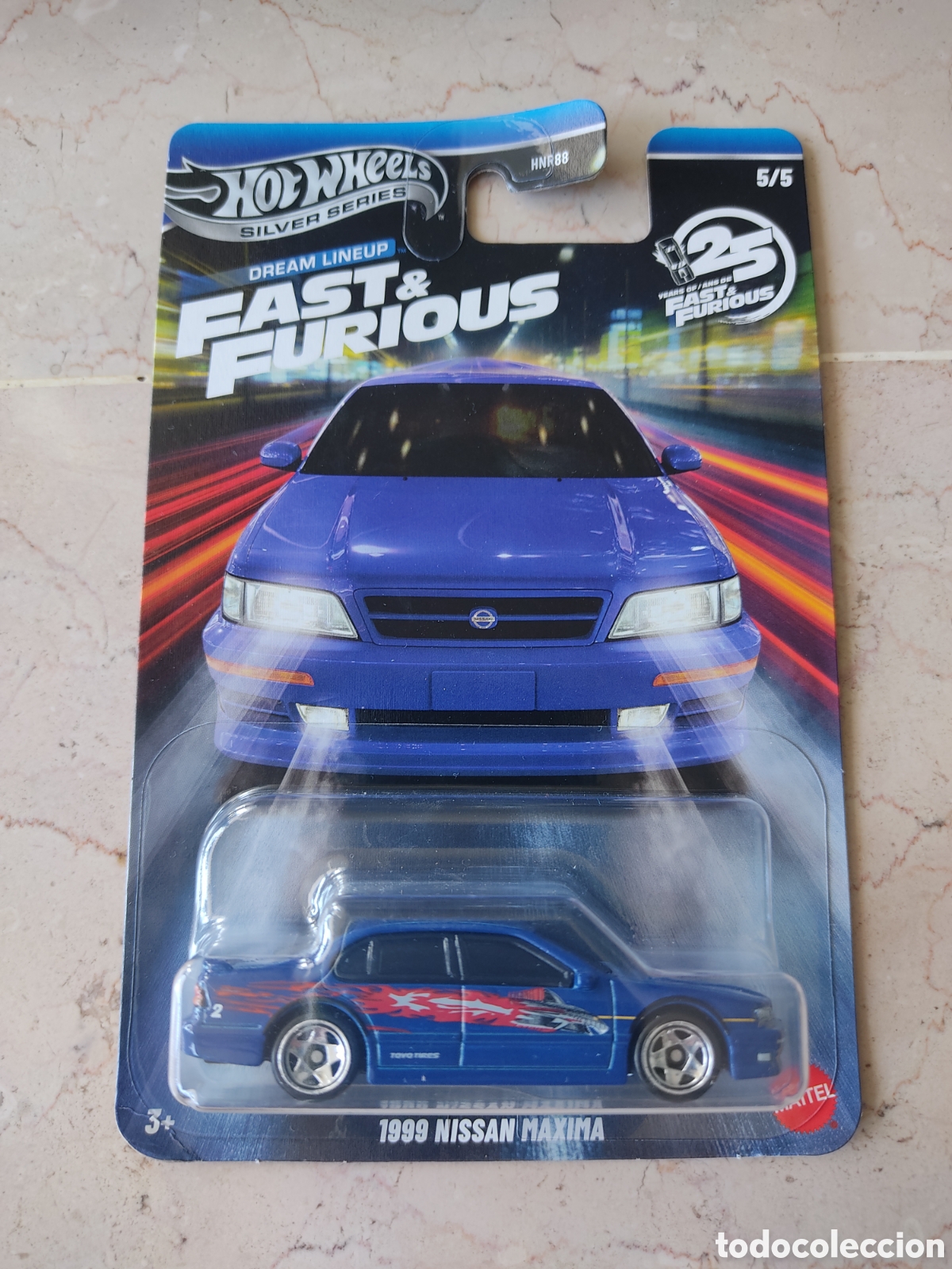 Coches a escala Hot Wheels: HOT WHEELS SILVER SERIES - 1999 NISSAN MAXIMA - FAST&FURIOUS - 5/5
