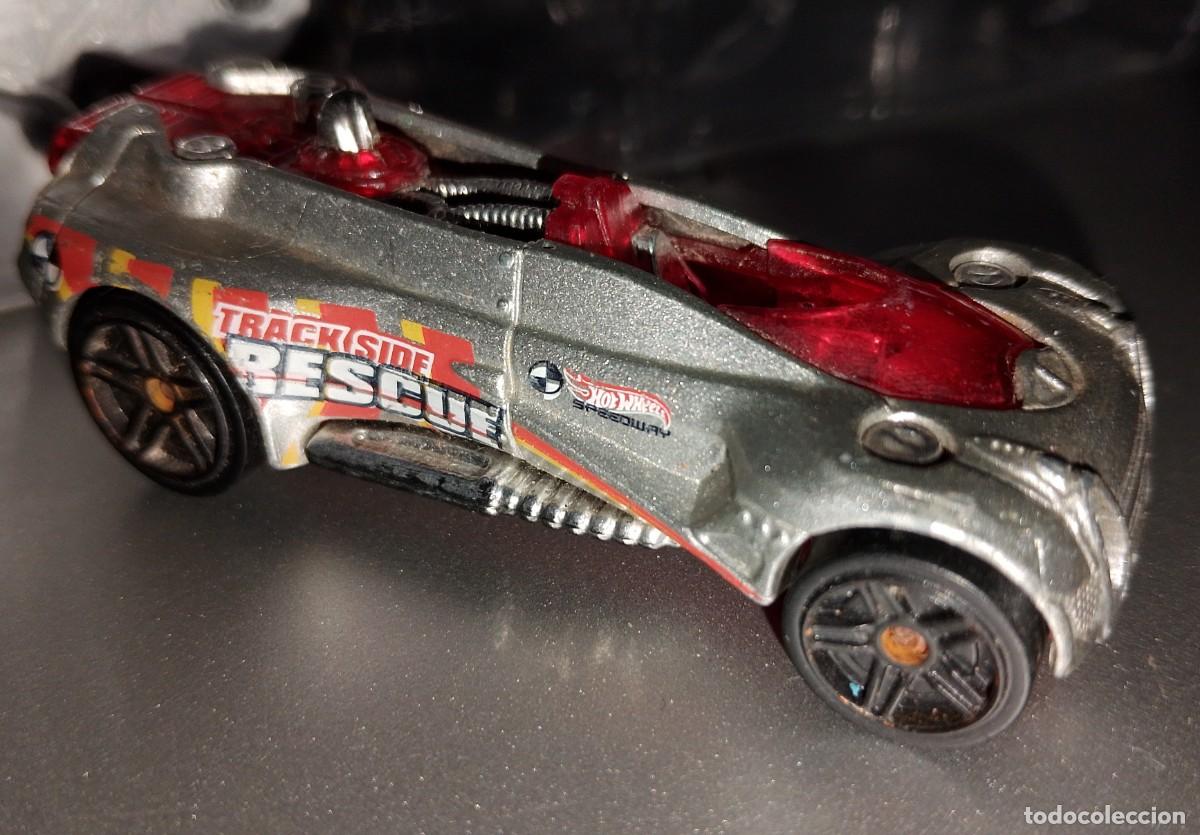 Coches a escala Hot Wheels: Hot wheels Gearonimo plateado - Foto 2