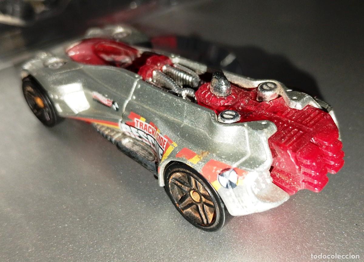 Coches a escala Hot Wheels: Hot wheels Gearonimo plateado - Foto 4