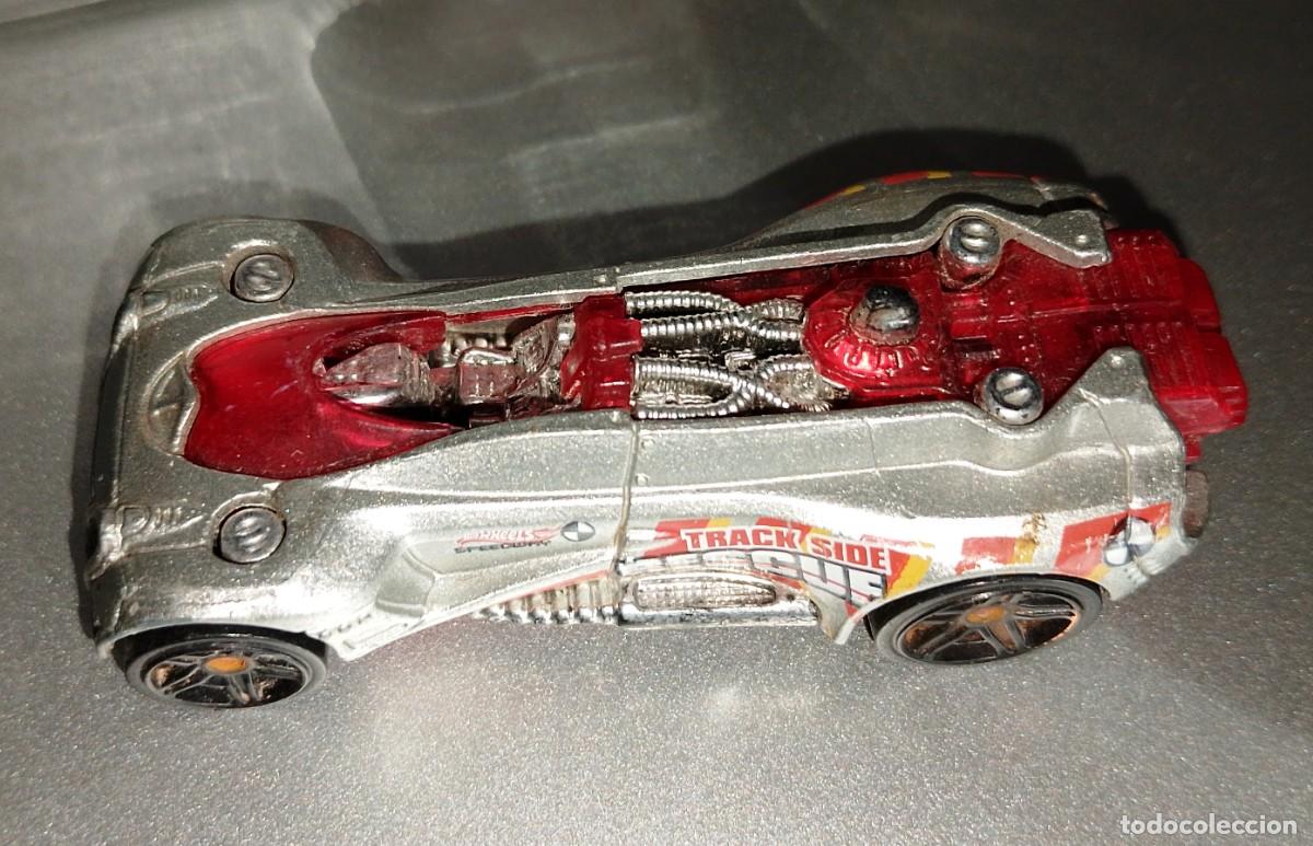 Coches a escala Hot Wheels: Hot wheels Gearonimo plateado - Foto 5
