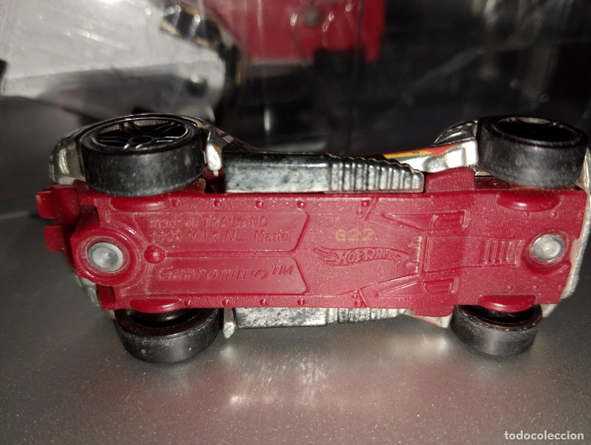 Coches a escala Hot Wheels: Hot wheels Gearonimo plateado - Foto 6