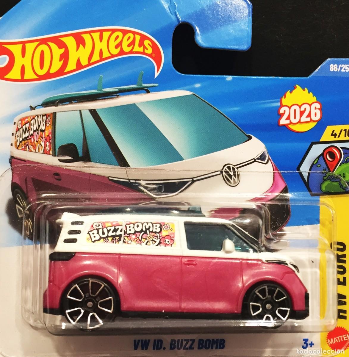Coches a escala Hot Wheels: Matel - Hotwheels - VW ID Buzz Bomb - Escala 1/64 - diecast NOVO