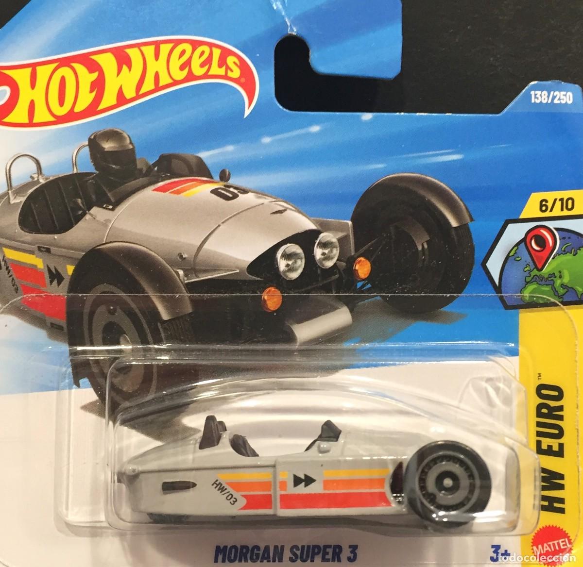Coches a escala Hot Wheels: Matel - Hotwheels - Morgan Super 3 - Escala 1/64 - diecast NOVO