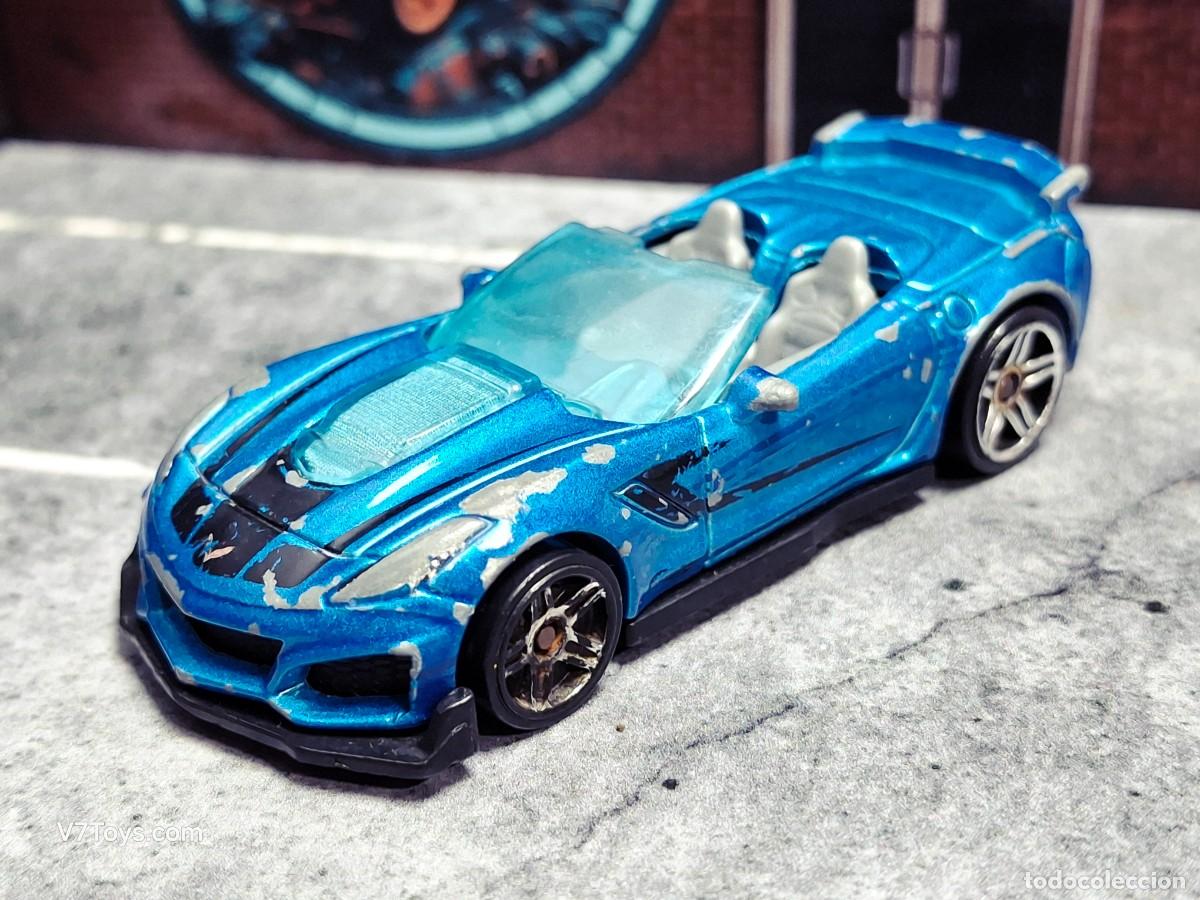 Coches a escala Hot Wheels: Chevrolet Corvette ZR1 Convertible '19 Hot Wheels 2022 HW Horsepower Mattel