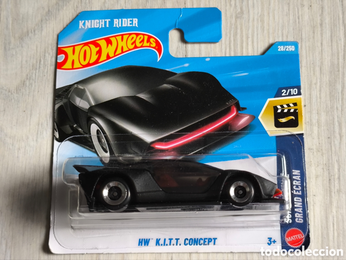Coches a escala Hot Wheels: Figura coche KITT el coche fant&aacute;stico Knight Rider Hot wheels nuevo