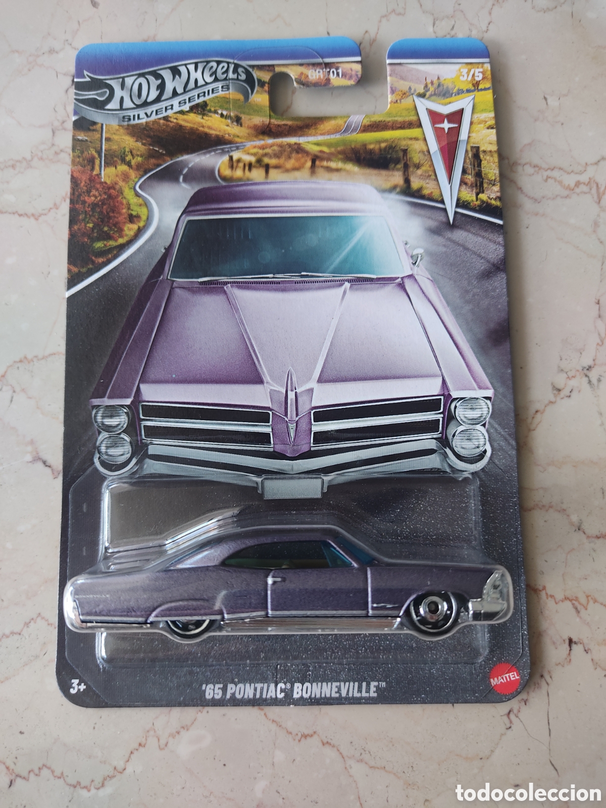 Coches a escala Hot Wheels: HOT WHEELS SILVER SERIES 65 Pontiac Bonneville - PONTIAC 3/5