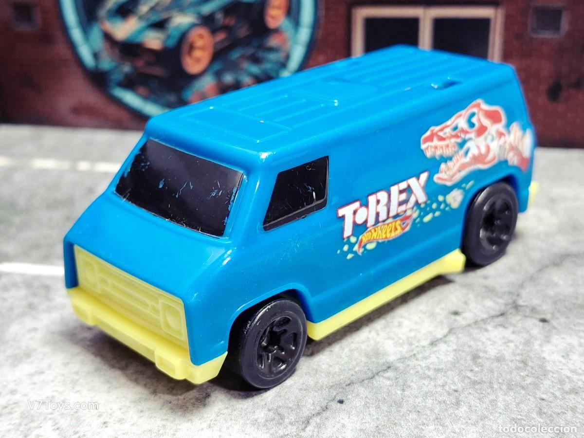 Coches a escala Hot Wheels: Furgoneta T-Rex Hot Wheels 2020 Burger King Mattel