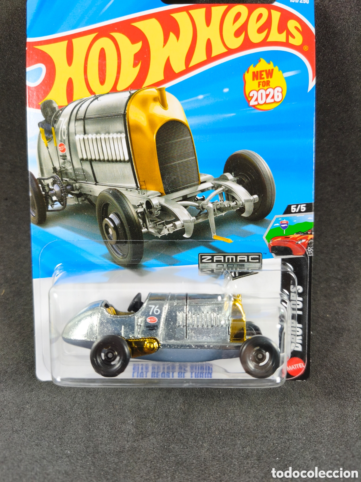 Coches a escala Hot Wheels: Fiat Beast of Turin Zamac de Hot Wheels 131/250