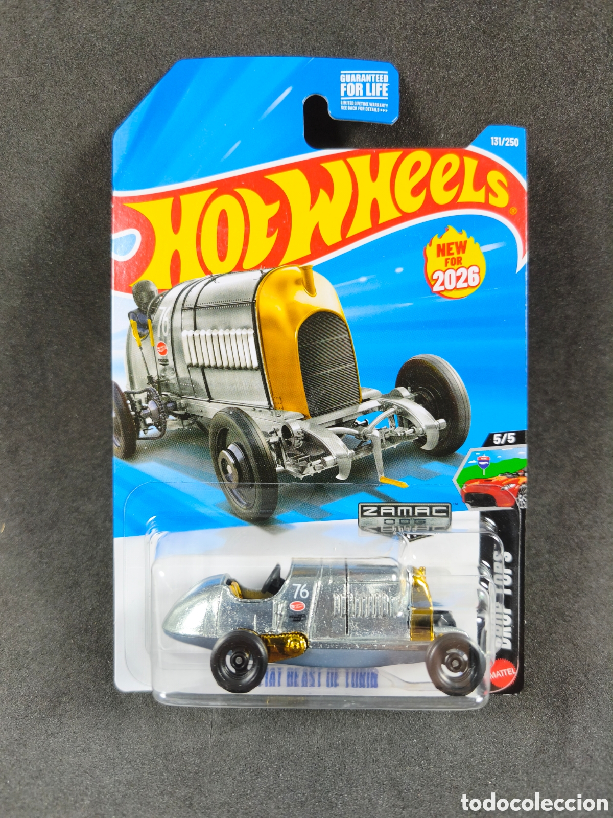 Coches a escala Hot Wheels: Fiat Beast of Turin Zamac de Hot Wheels 131/250