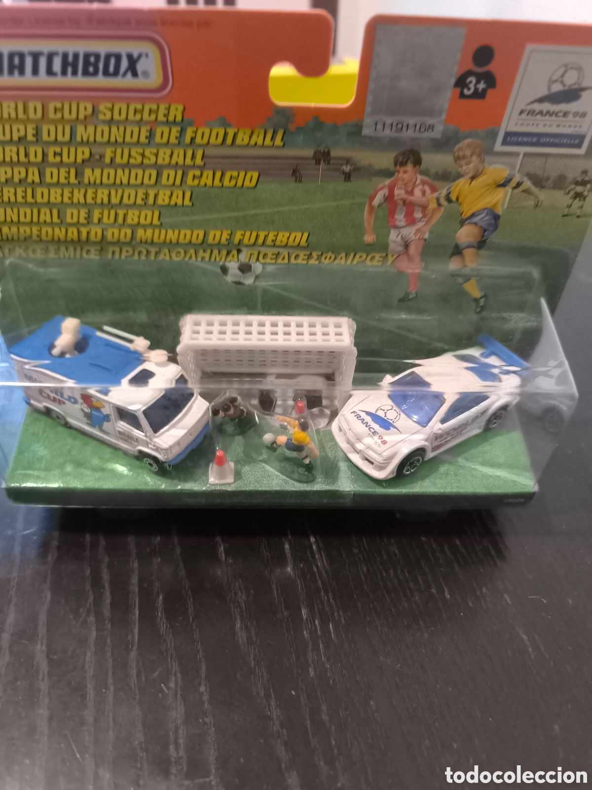 Coches a escala Hot Wheels: matchbox set copa del mundo francia 98