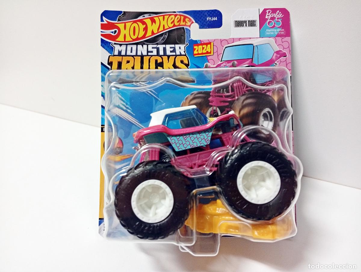 Coches a escala Hot Wheels: MEYERS MANX BARBIE 65 ANIVERSARIO - HOT WHEELS MATTEL MONSTER TRUCKS 2024 CAR 1:64 COCHE TIPO BUGGY