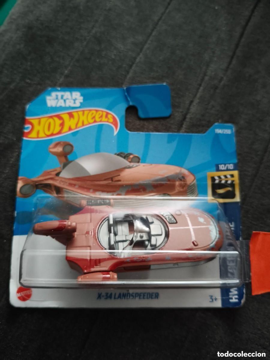 Coches a escala Hot Wheels: HOT WHEELS X-34 LANDSPEEDER STAR WARS -HW SCREEN TIME 2/1