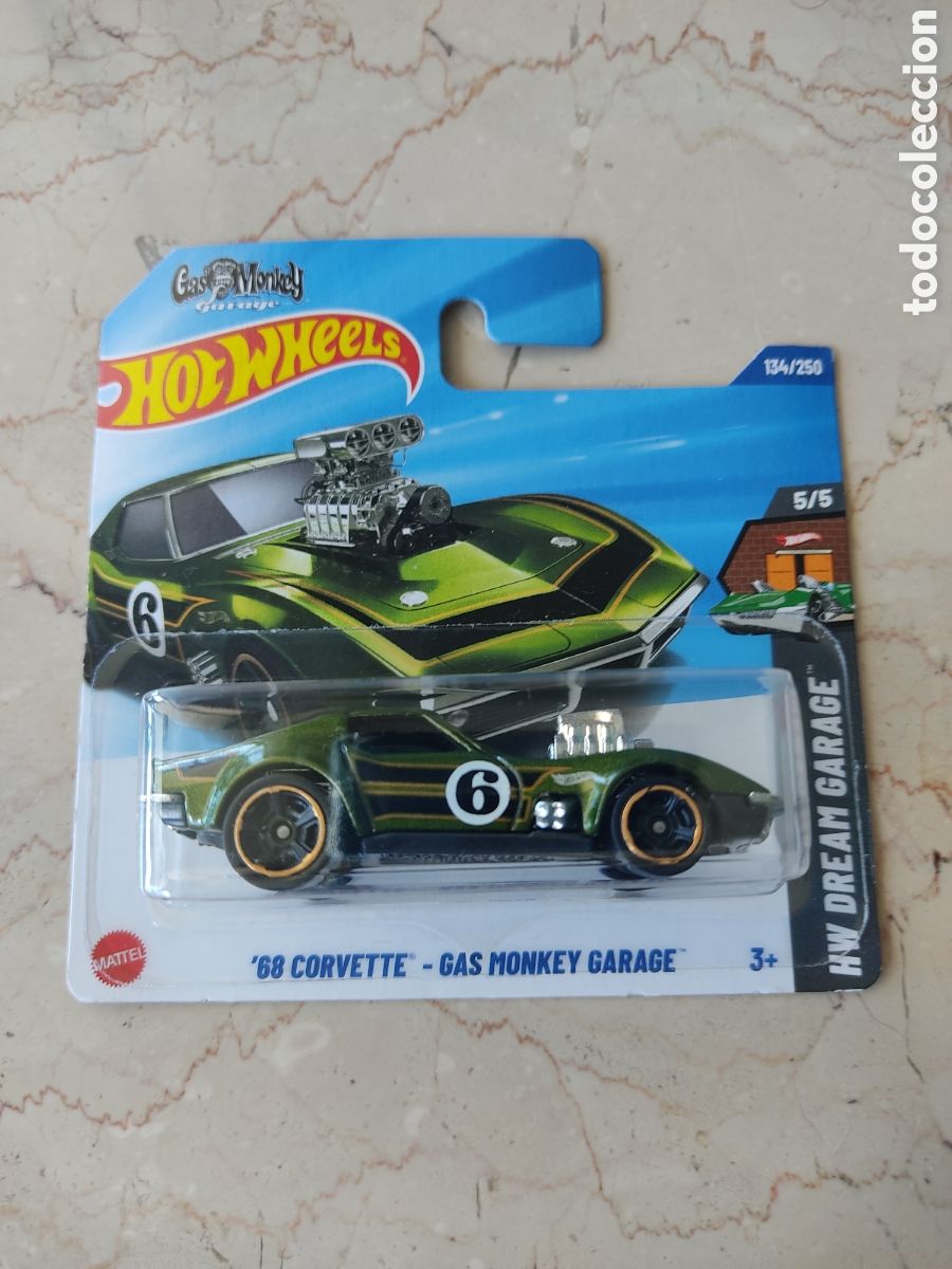 Coches a escala Hot Wheels: HOT WHEELS 68 CORVETTE Gas Monkey Garage