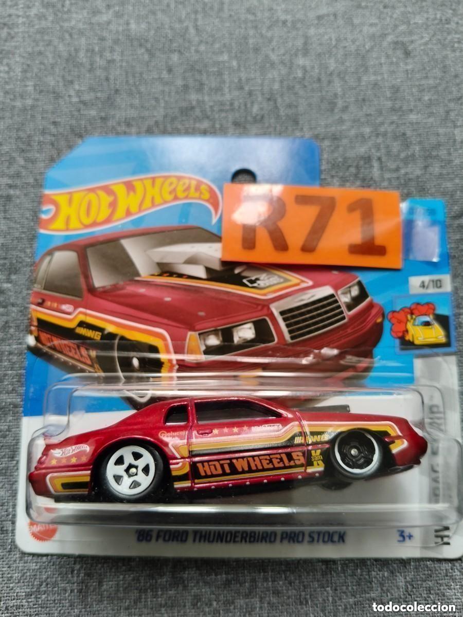 Coches a escala Hot Wheels: HOT WHEELS 2023 107/250 - &acute;86 FORD THUNDERBIRD PRO STOCK