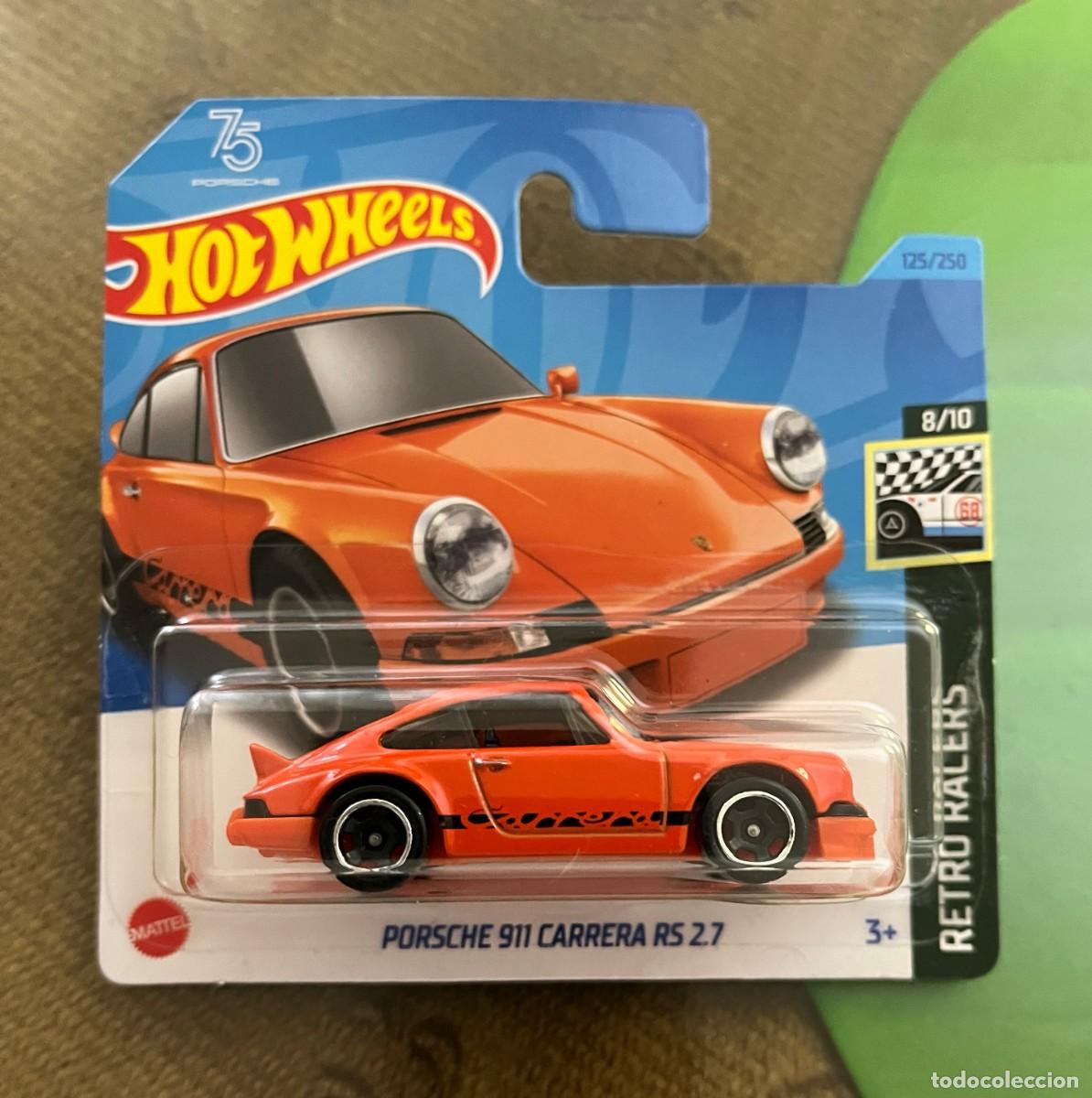 Coches a escala Hot Wheels: Porsche 911 Carrera RS 2.7 75 Years Hot Wheels