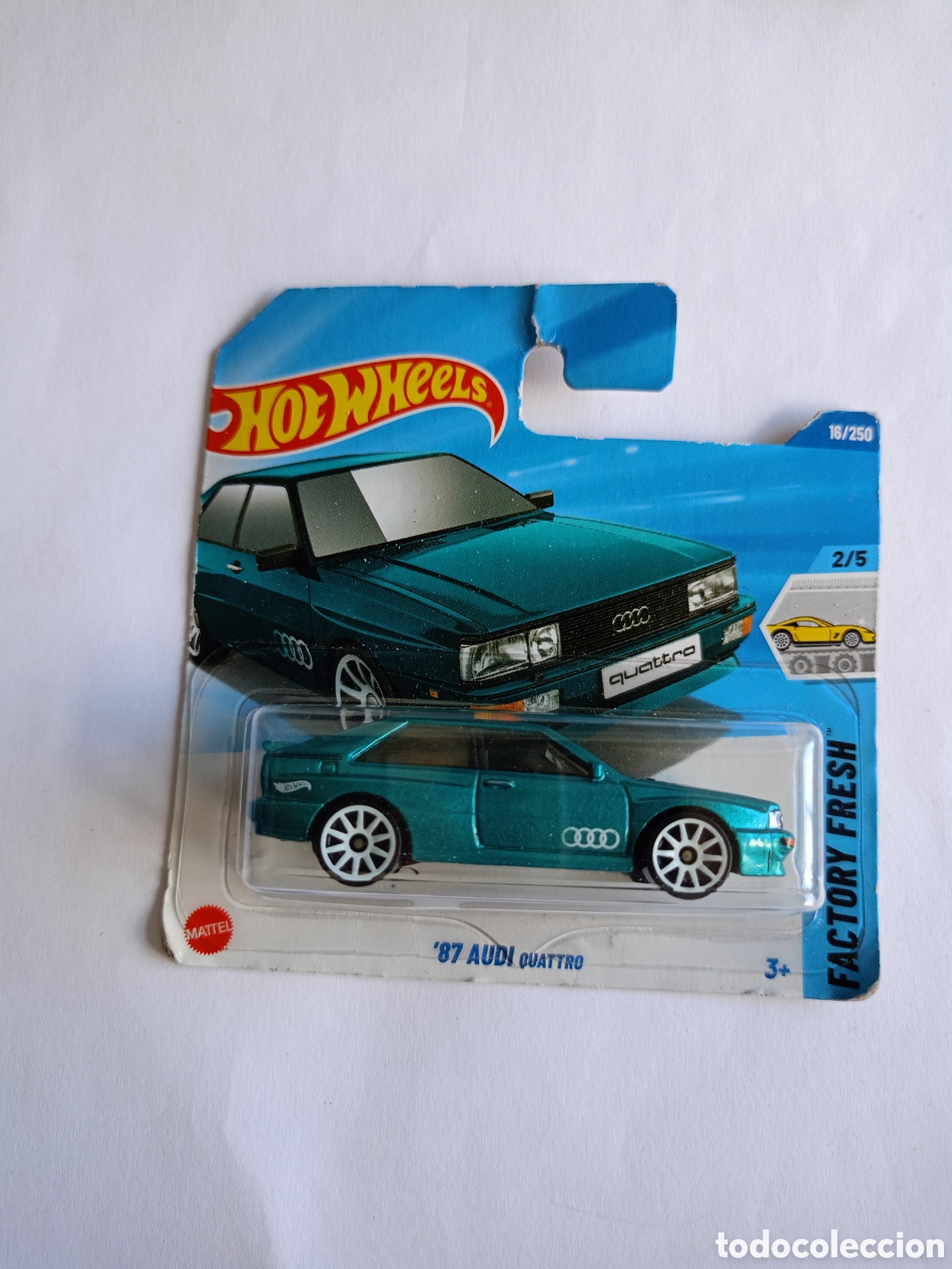 Coches a escala Hot Wheels: HOT WHEELS 2025 16/250 - &acute;87 AUDI QUATTRO - NUEVO EN BLISTER - ESCALA 1/64
