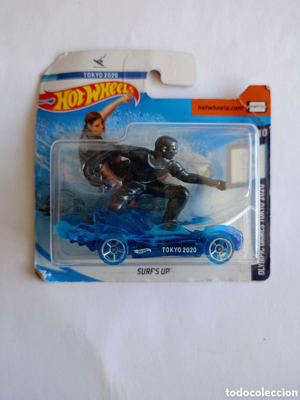 Coches a escala Hot Wheels: SURF&acute;S UP - HOT WHEELS OLYMPIC GAMES TOKYO 2020 1/10 - COCHE JUEGOS OLIMPICOS SURFING SURFISTA