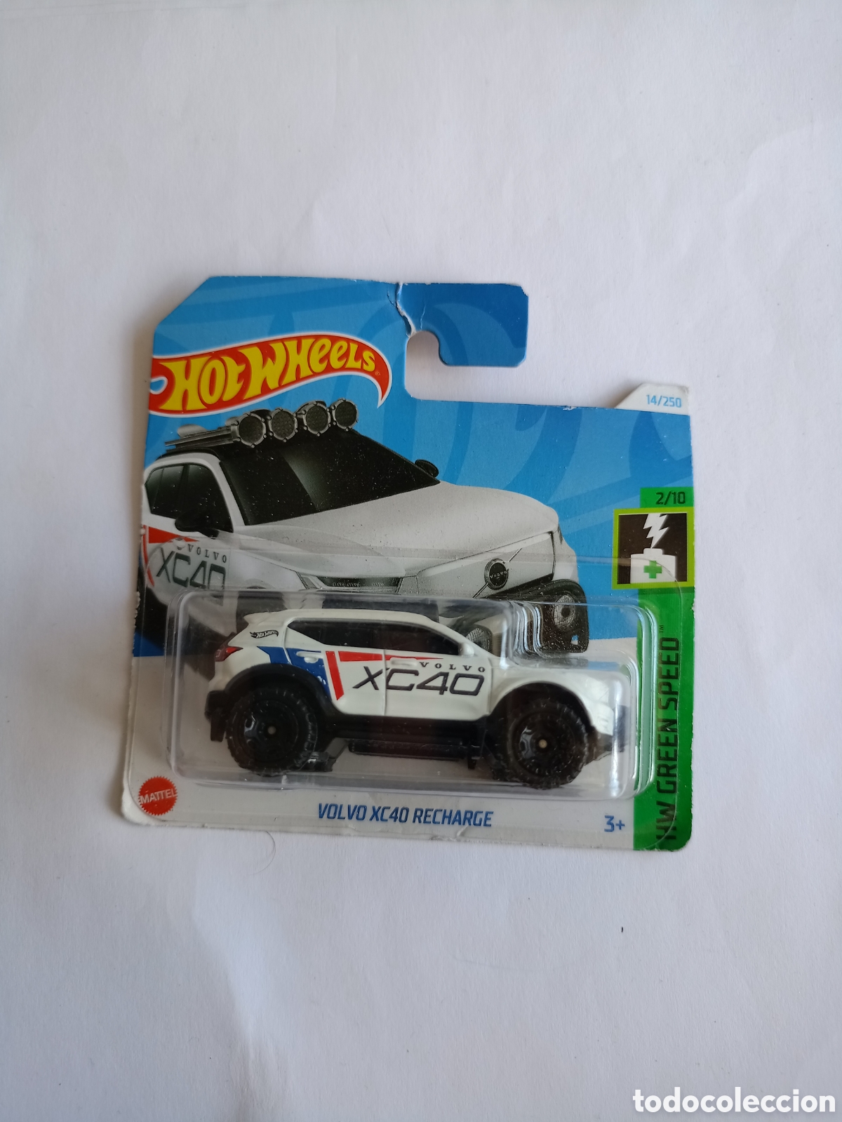 Coches a escala Hot Wheels: VOLVO XC40 RECHARGE - HOT WHEELS HW GREEN SPEED 2/10 2024 ELECTRIC CAR COCHE 1:64 EL&Eacute;CTRICO XC 40