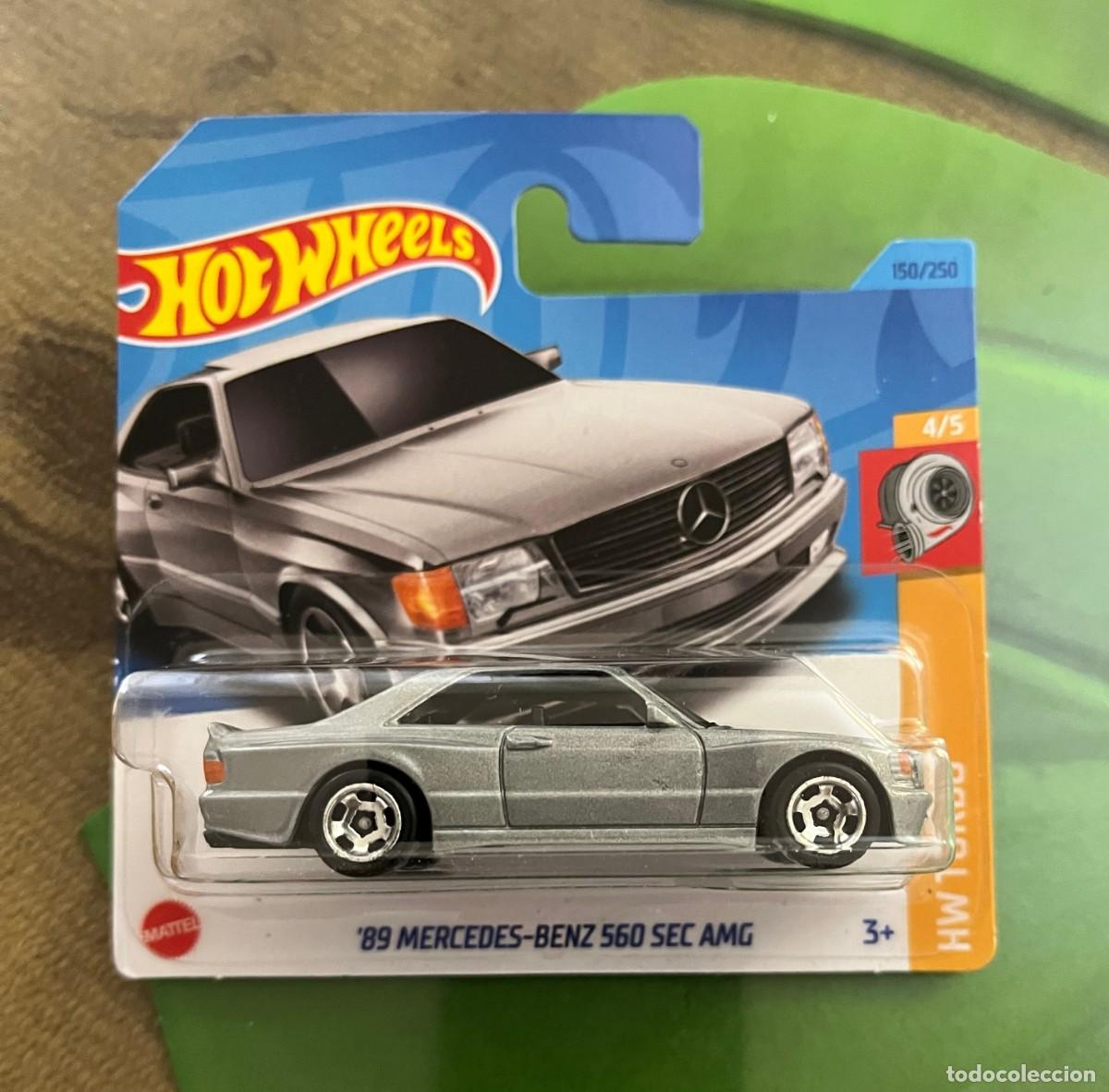 Coches a escala Hot Wheels: 89 Mercedes-Benz 560 Sec AMG Hot Wheels