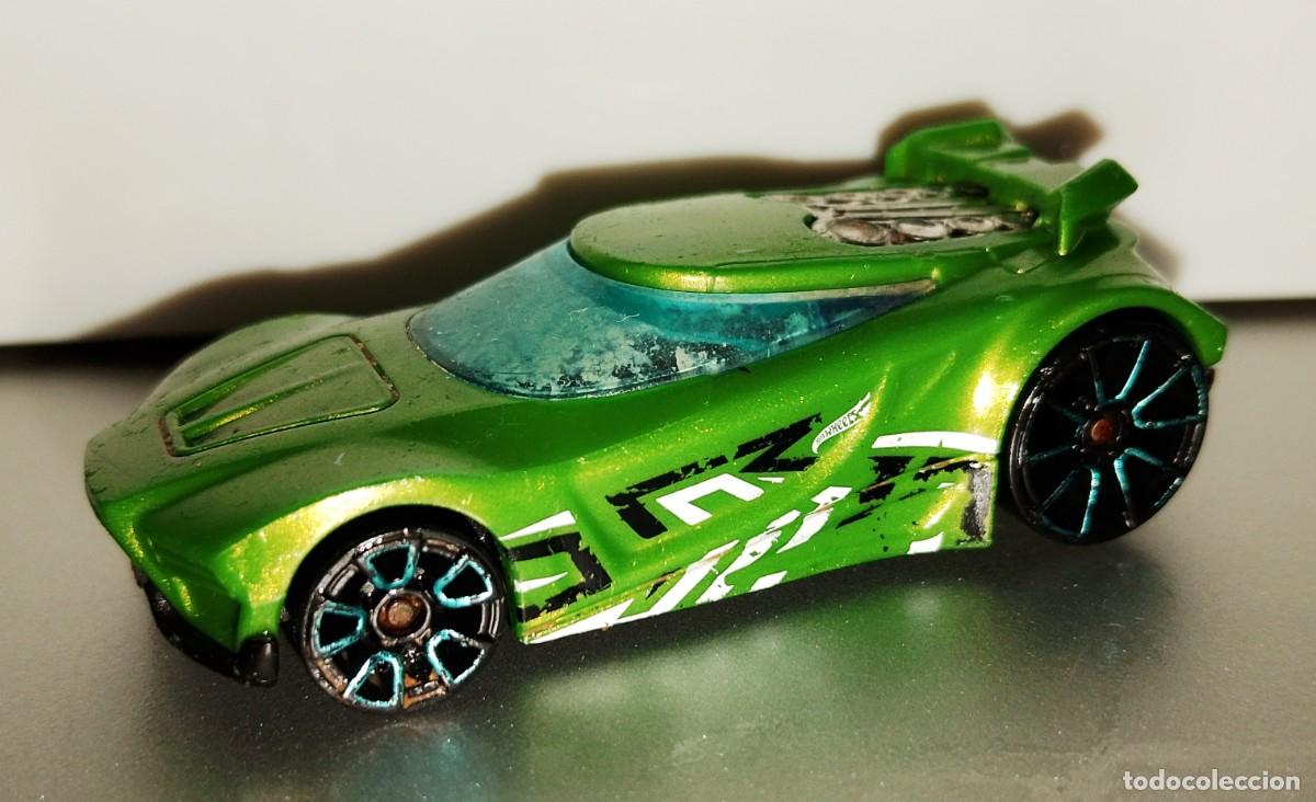Coches a escala Hot Wheels: Hot wheels Chicane color verde