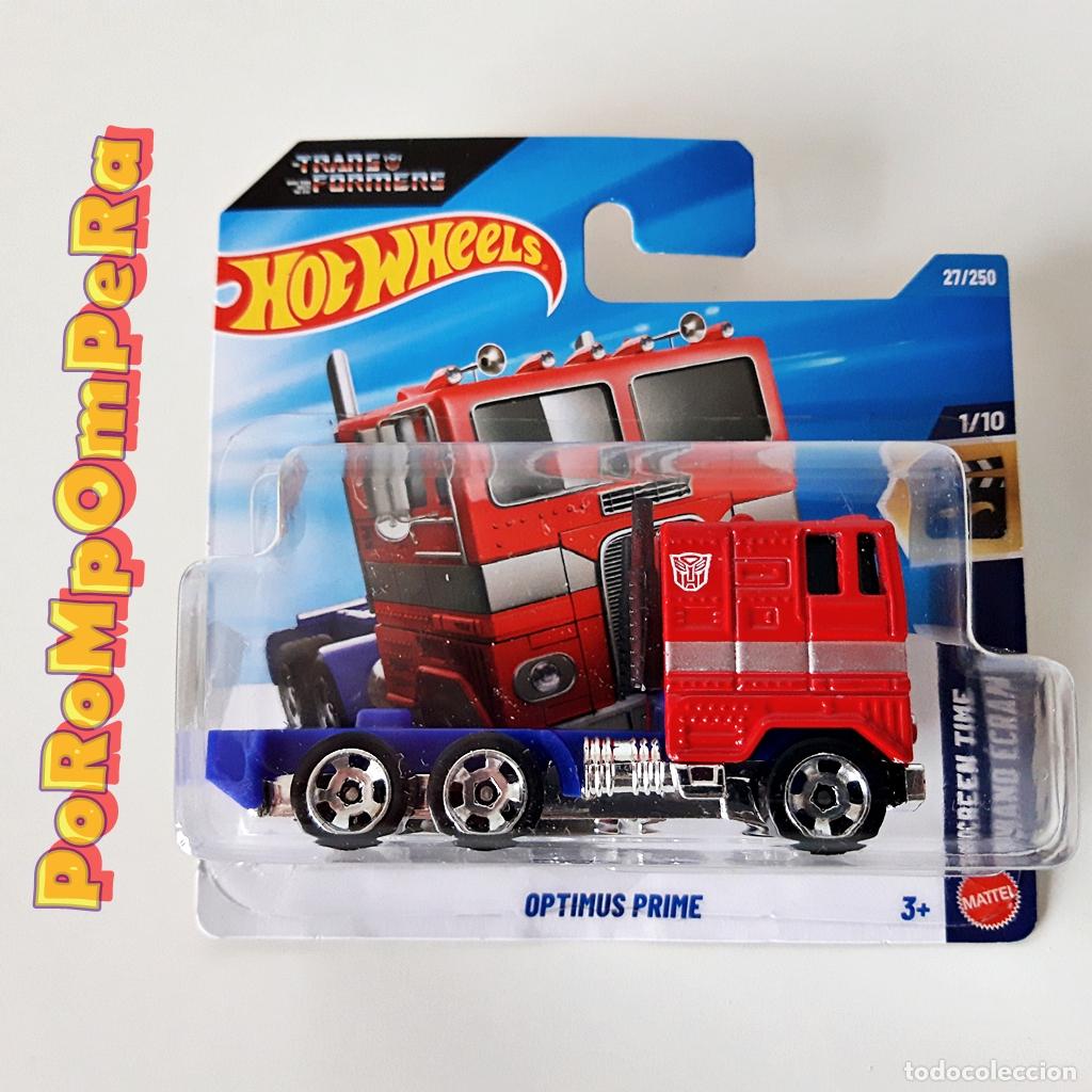 Coches a escala Hot Wheels: COCHE HOT WHEELS OPTIMUS PRIME TRANSFORMERS NUEVO EN BLISTER ESCALA 1:64 FL