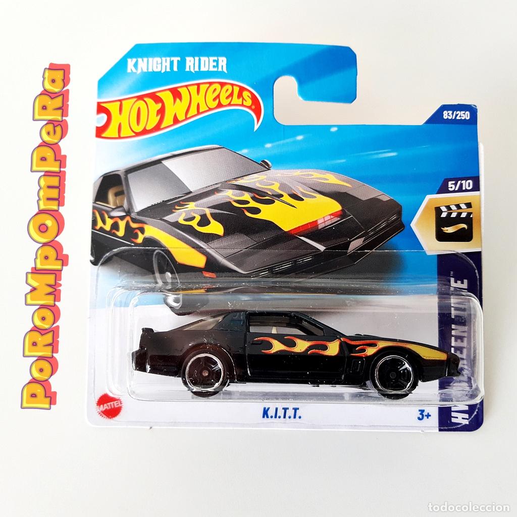 Coches a escala Hot Wheels: COCHE HOT WHEELS K.I.T.T. LLAMAS EL COCHE FANT&Aacute;STICO KNIGHT RIDER KITT NUEVO ESCALA 1:64