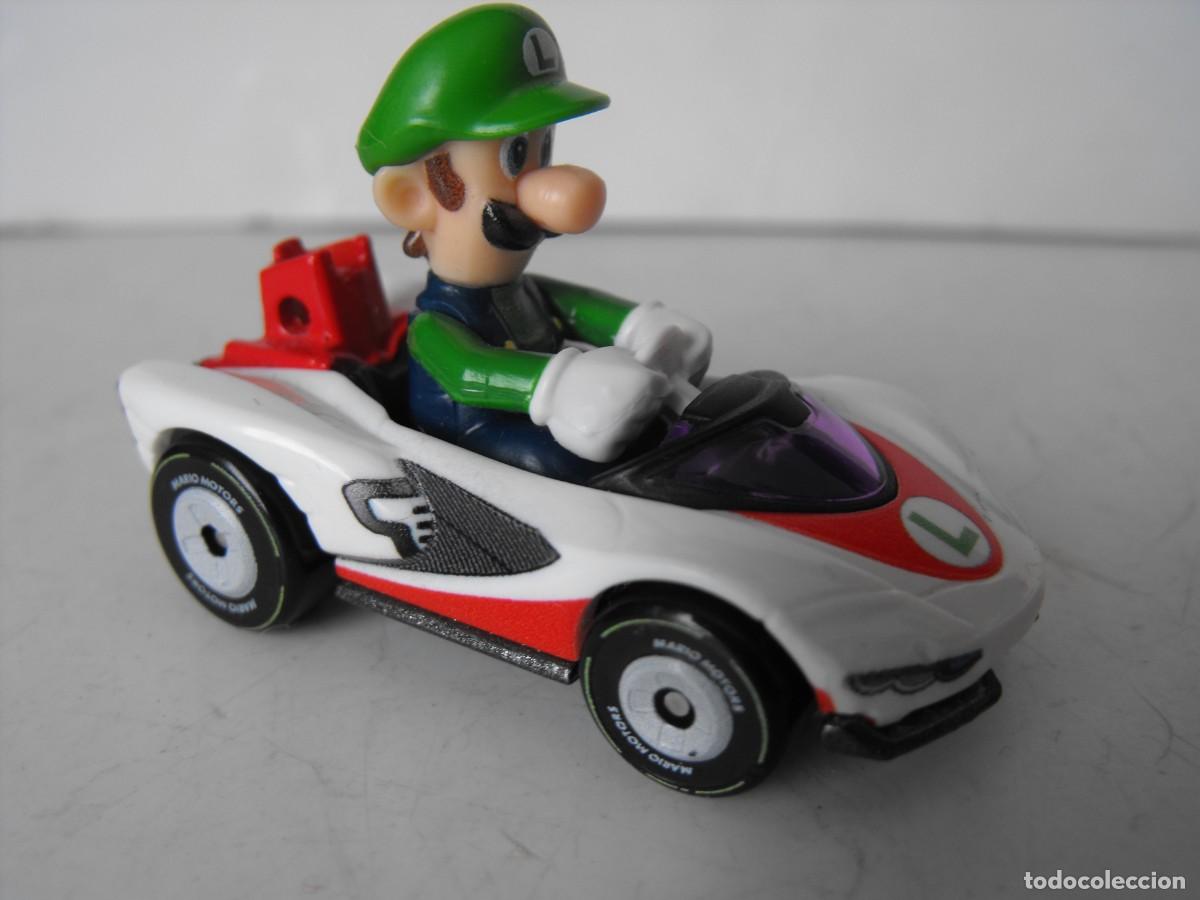 Coches a escala Hot Wheels: HOT WHEELS- MATTEL- NINTENDO. Luigi de Super Mario en P-wing