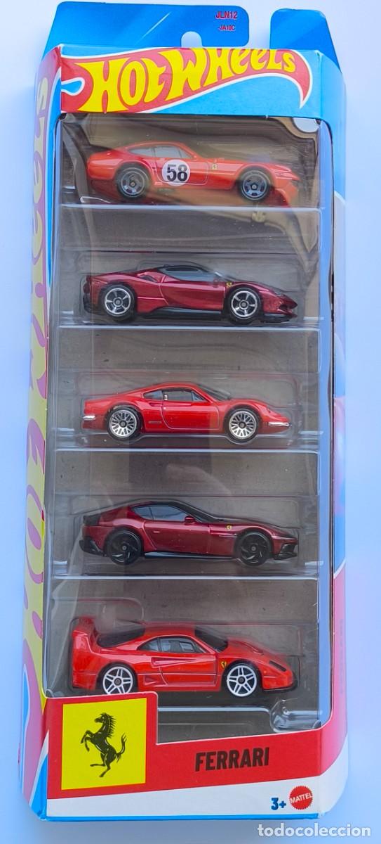 Coches a escala Hot Wheels: HOT WHEELS PACK 5. FERRARI (1)