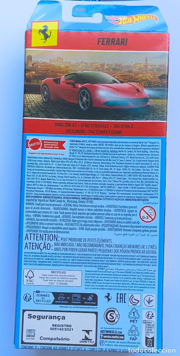 Coches a escala Hot Wheels: HOT WHEELS PACK 5. FERRARI (2) - Foto 2