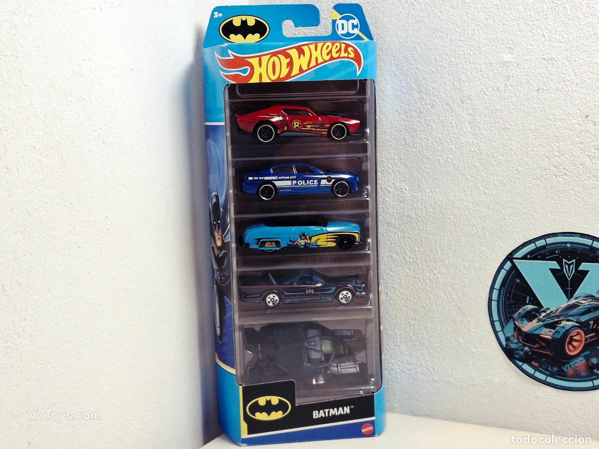 Coches a escala Hot Wheels: Hot Wheels 5-Pack Batman 2022 Mattel