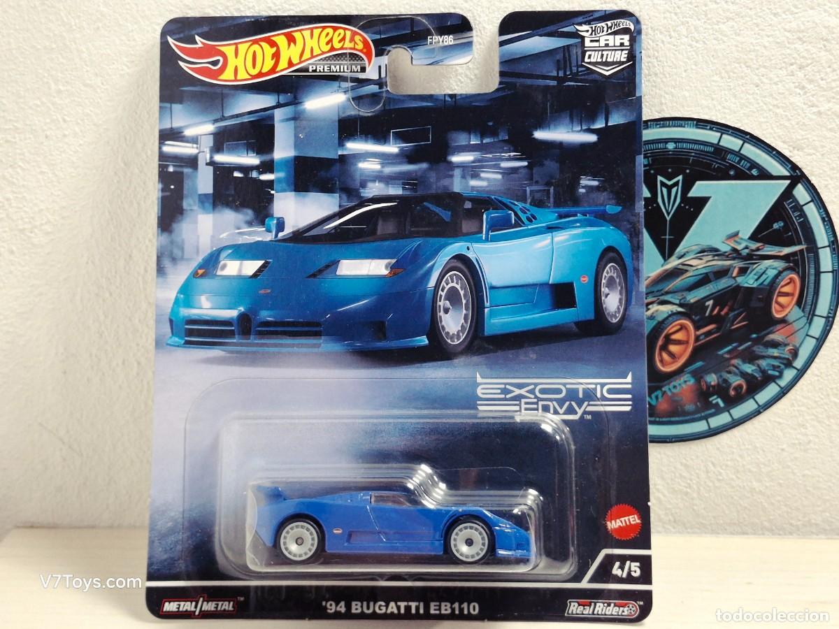 Coches a escala Hot Wheels: Bugatti EB110 Hot Wheels Premium 2021 Mattel