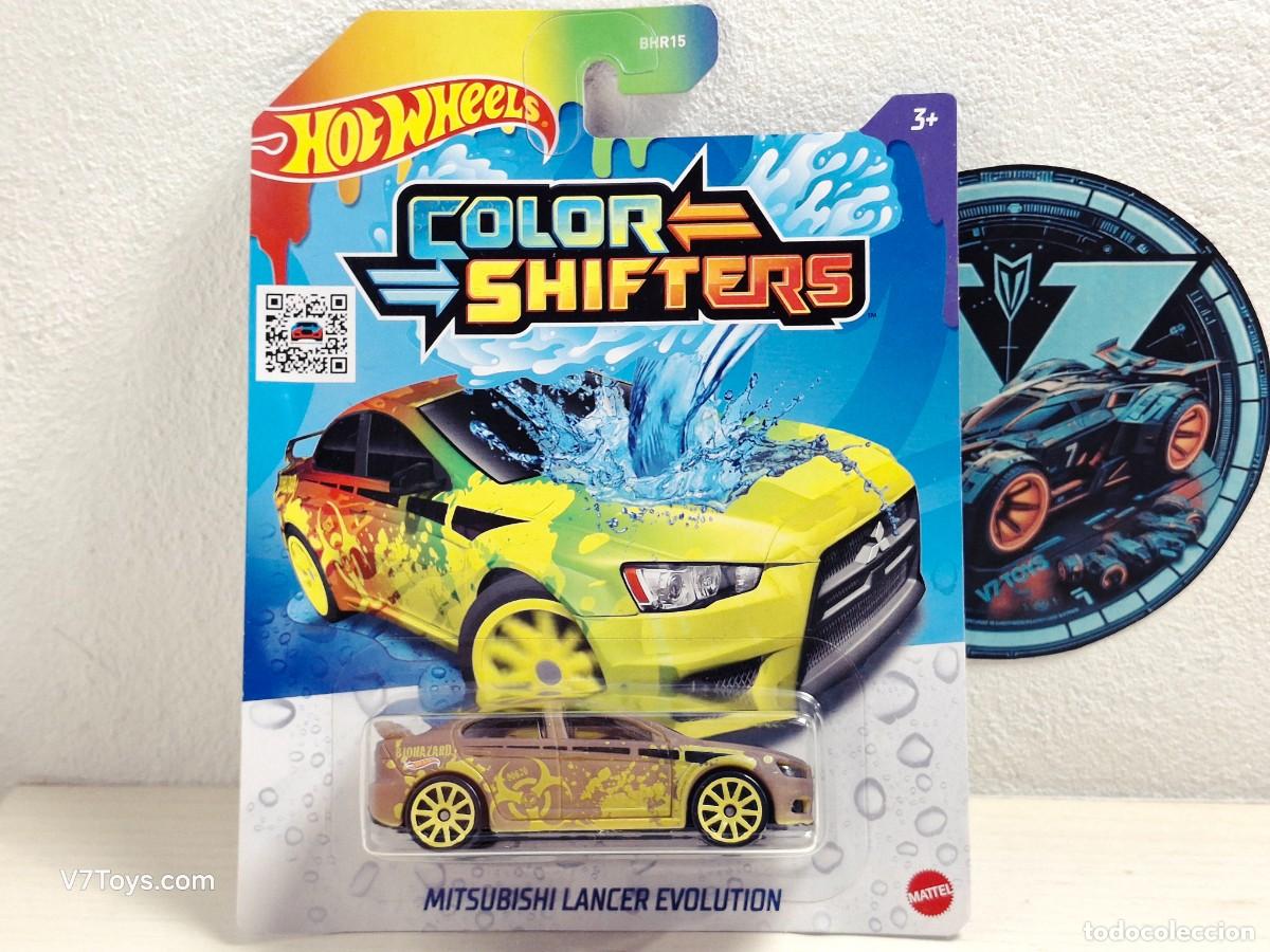 Coches a escala Hot Wheels: Mitsubishi Lancer Evolution Hot Wheels 2021 Color Shifters Mattel