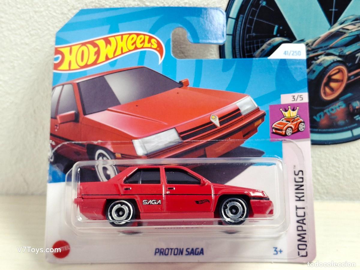 Coches a escala Hot Wheels: Proton Saga Hot Wheels 2024 Compact Kings Mattel