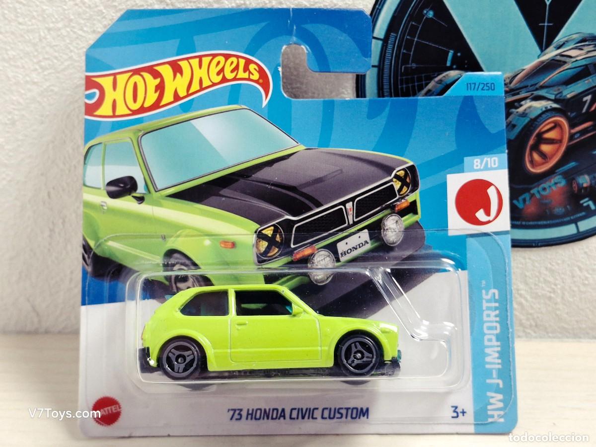 Coches a escala Hot Wheels: Honda Civic Custom '73 Hot Wheels 2023 HW J-Imports Mattel