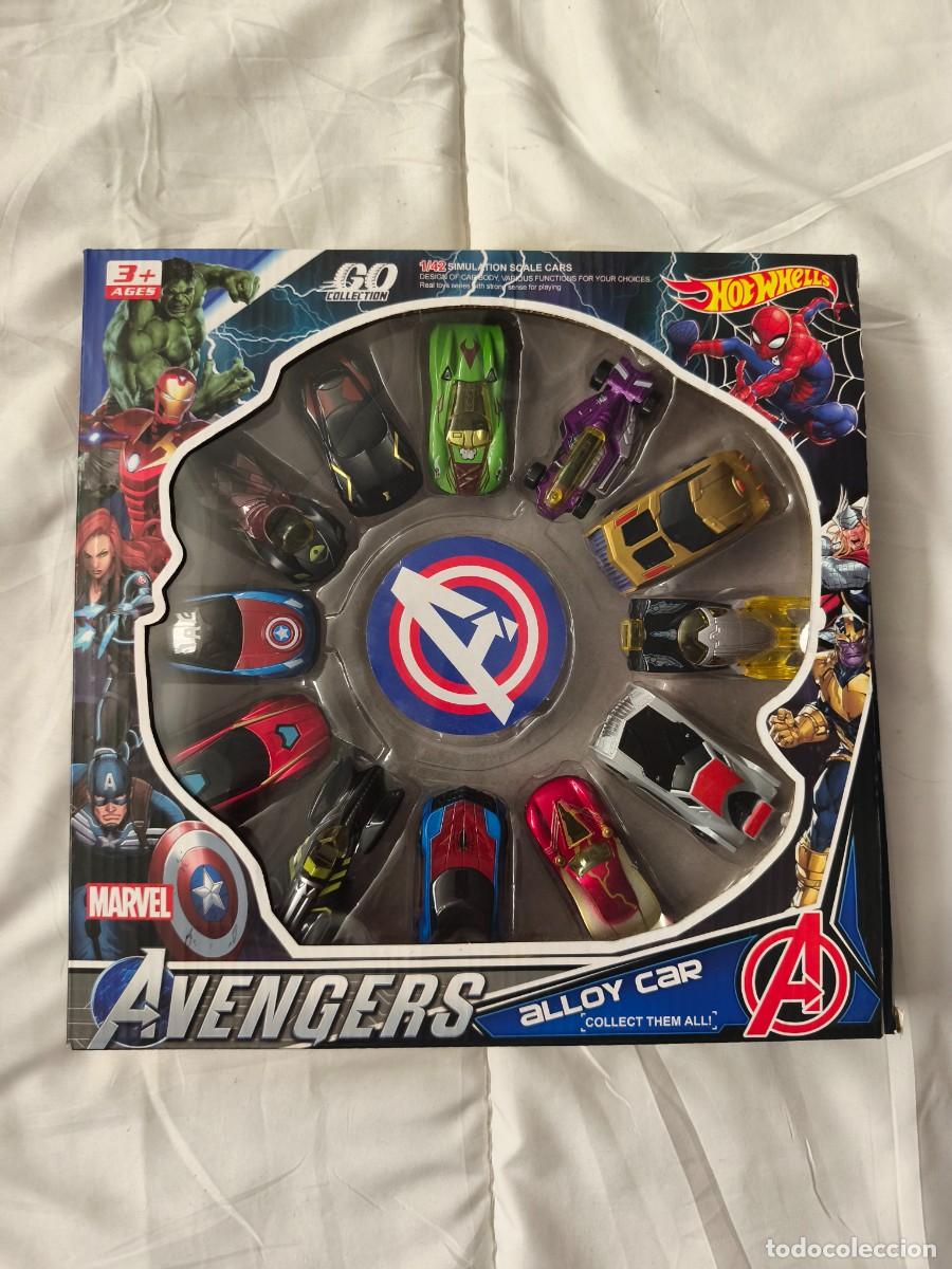 Coches a escala Hot Wheels: Hot Wheels . Marvel Avengers . 10 coches de coleccionista. Nuevo. Caja original