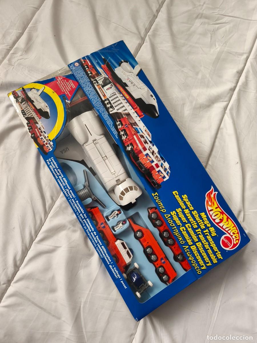 Coches a escala Hot Wheels: Hot wheels . Vintage 1996 . transporte de transbordador espacial Mega-Rig . Caja original