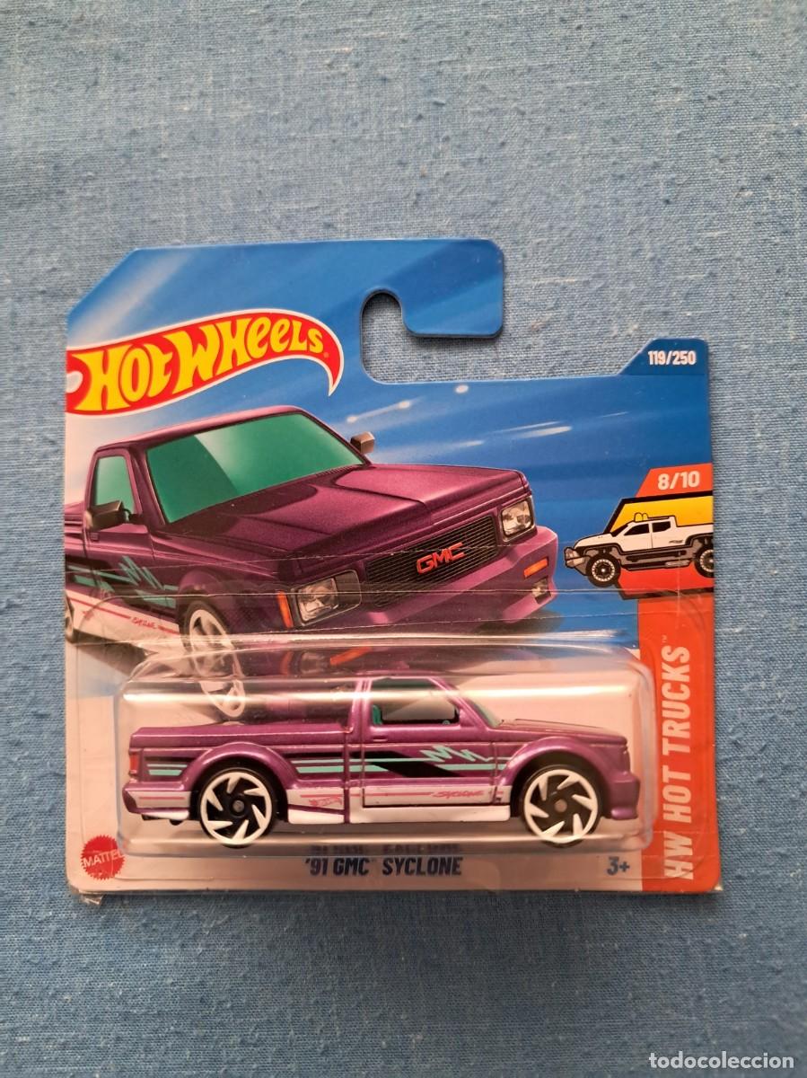 Coches a escala Hot Wheels: COCHE 91 GMC SYCLONE HOTWHEELS ESCALA 1:64