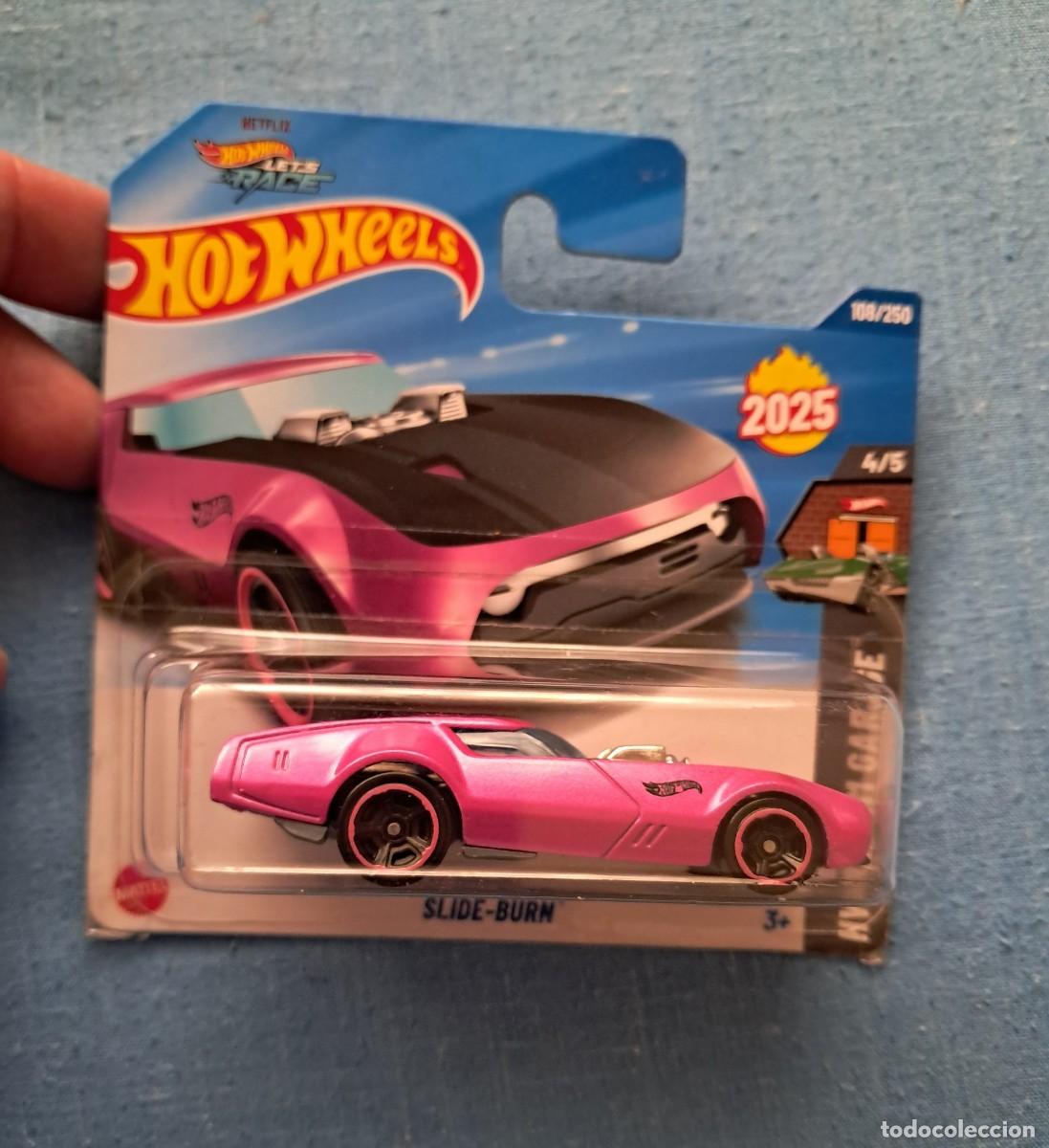 Coches a escala Hot Wheels: COCHE SLIDE BURN HOTWHEELS ESCALA 1:64