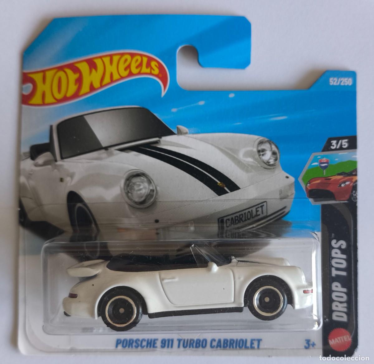 Coches a escala Hot Wheels: HOT WHEELS PORSCHE 911 TURBO CABRIOLET. DROP TOPS 3/5