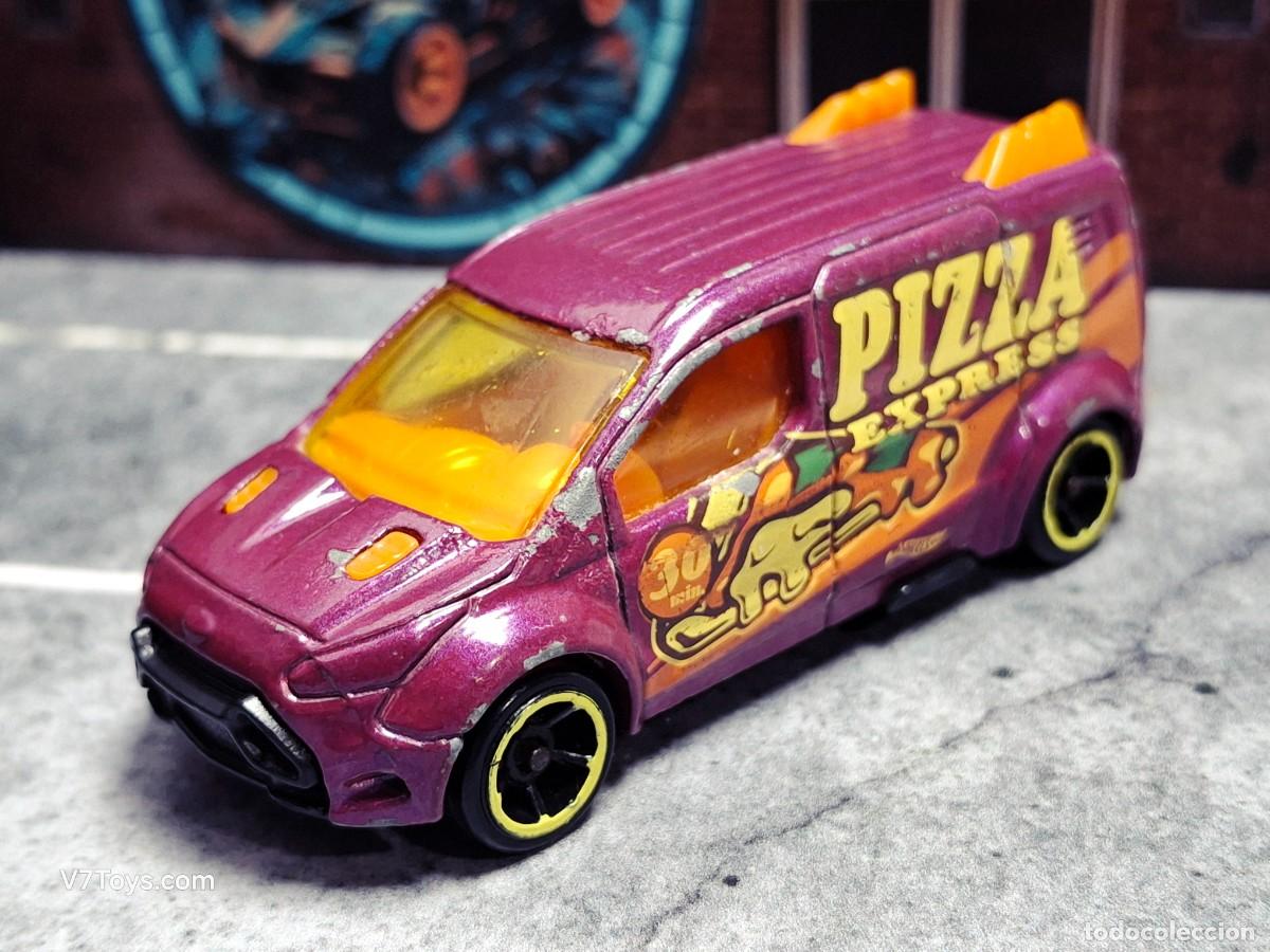 Coches a escala Hot Wheels: Ford Transit Connect Hot Wheels 2017 HW City Works Mattel